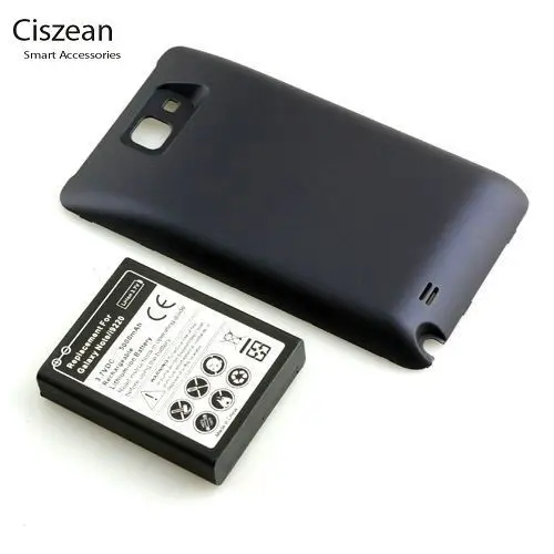 1x5000 mAh EB615268VU Расширенный аккумулятор+ 2 дополнительных цвета чехол для задней крышки для samsung Galaxy Note i9220 GT-N7000