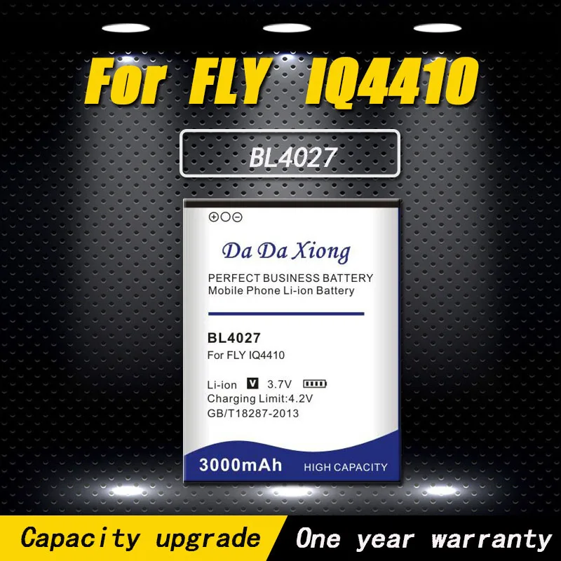 Высококачественный аккумулятор BL4027 3000 мАч для телефона FLY IQ4410 | Мобильные