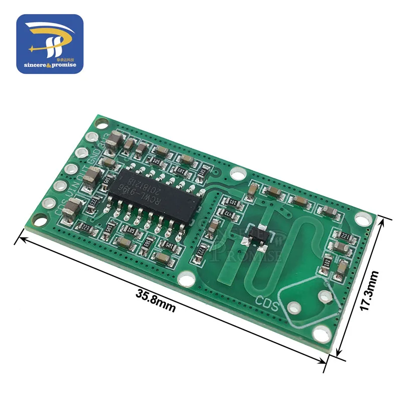RCWL-0516 RCWL 0516 микроволновый радар Датчик человеческого тела Датчик Модуль индукционного переключателя выход 3,3 В для Arduino Diy