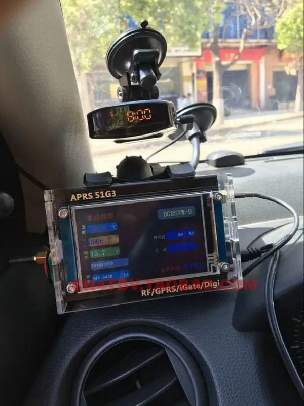 Мобильный шлюз APRS 51G3 GPRS запускает встроенный модуль UV Interphone для поддержки двойных сервера