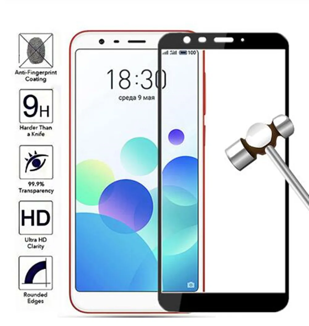 

Закаленное стекло для Meizu M5, M5S, M5C, M6, M6S, M3, M5, M6 Note, M3, M3S, M6T Pro 6, 7 Plus чехол с защитной пленкой для экрана