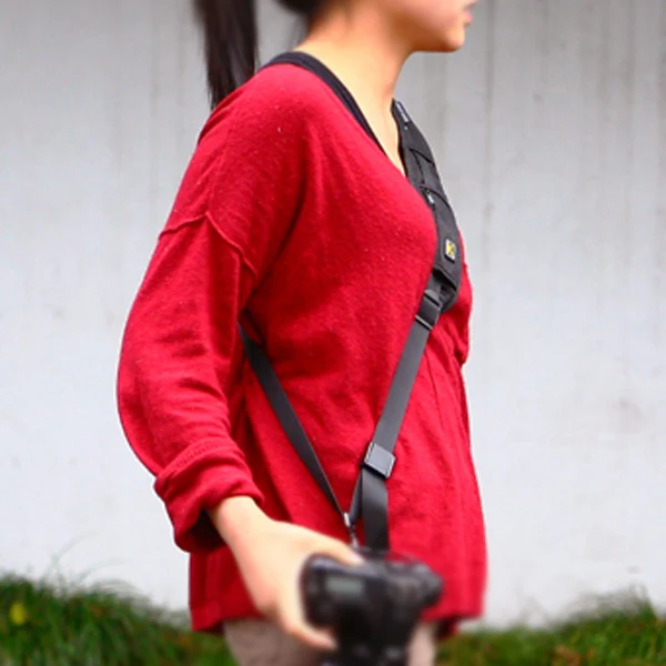Снижение давления на одно плечо для камеры EDT Quick Rapid черный ремень SLR DSLR|strap for camera