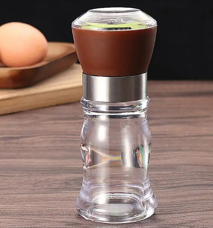 Кухня шлифовальные бутылки инструменты соль мельница для перца Grinder перцемолки шейкер контейнер для специй Приправа Контейнер Для Приправ Держатель - Цвет: Коричневый