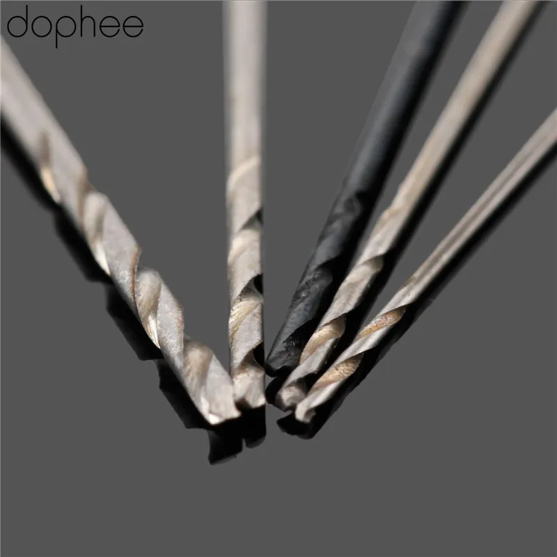 Dophee 0 5 3 мм 10 шт. спиральные сверла HSS высокоскоростное стальное сверло набор микро