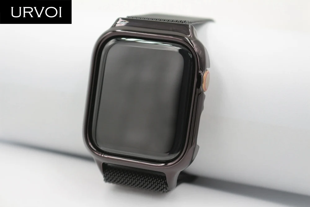URVOI Миланская петля для Apple Watch band Series 4 ремешок для iwatch Магнитная Пряжка из нержавеющей стали с защитой корпуса ПК
