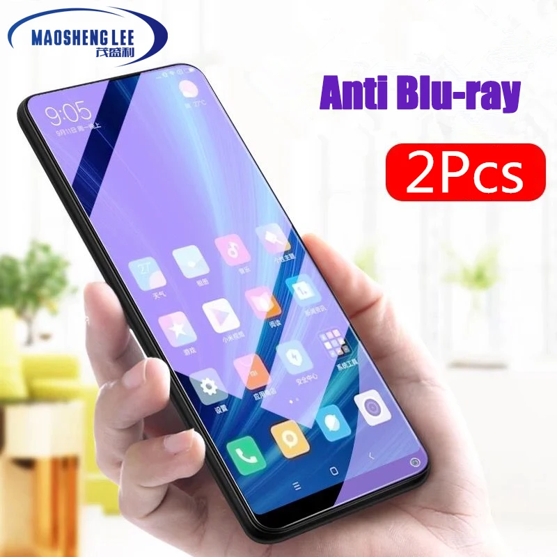 

2Pcs/lot Full Tempered Glass For Xiaomi Mi Mix 2 2S 3 Screen Protector 0.26mm 9H Anti Blu-ray Glass film for xiaomi mi mix 3 2s