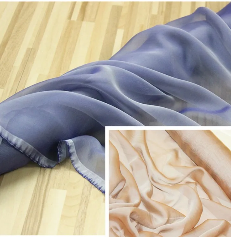 # DD 100% шелковая ткань для плательных шарфов шифоновая внутренняя подкладка 3 6 мм