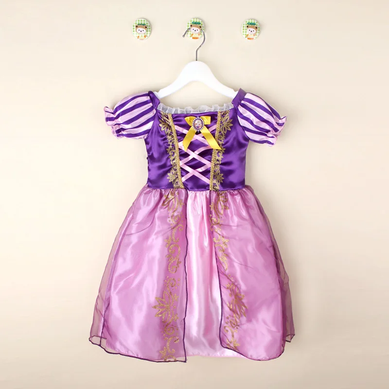 2015 new Cinderella girls dresses summer style lace dress Girls party cosplay custume cinderalla for kids 2-6Years | Детская одежда и