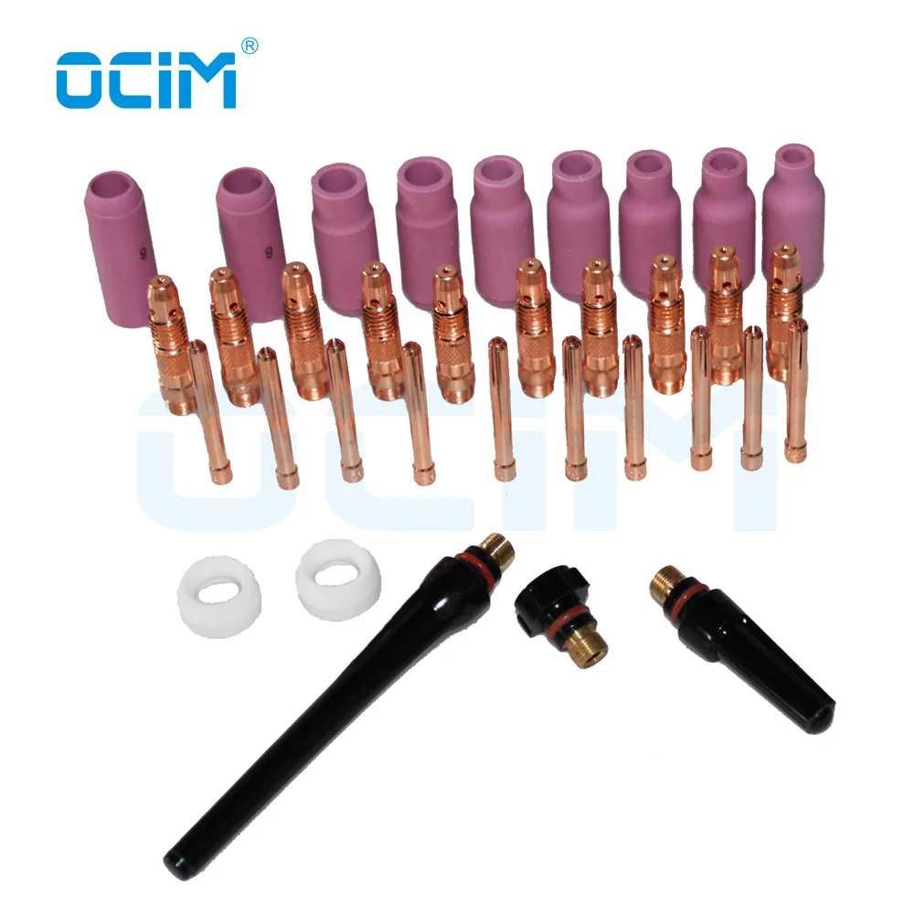 Комплект запчастей для фонарь TIG изолятор газовых линз алюминиевая насадка