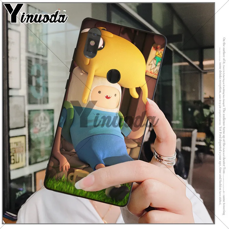 Защитный чехол Yinuoda adventure time Beemo BMO Джек Финн Lumpy для xiaomi mi 6 8 se note2 3 mix2 redmi 5 5plus note 4