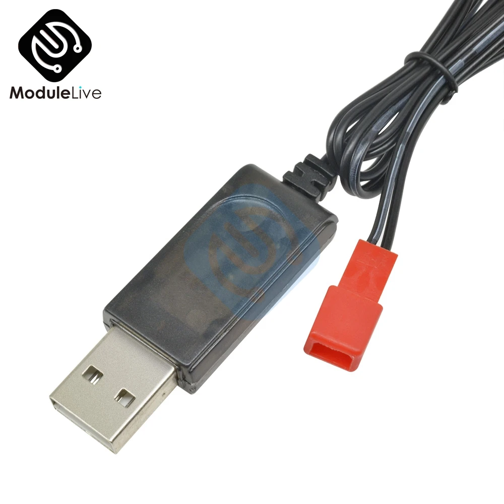 3 7 В 500mA выход 1S Lipo литиевая батарея USB кабель Зарядное устройство Красный JST