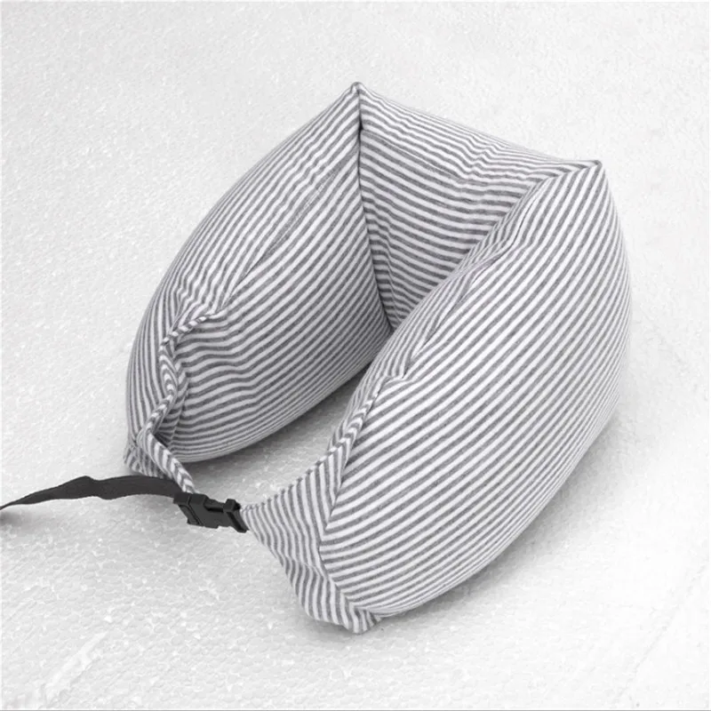 U-образная подушка для путешествий шеи хлопковые подушки массажер наноматериал