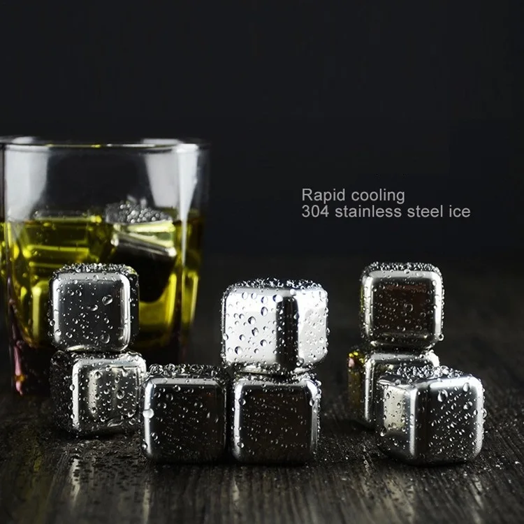 Кубики льда из нержавеющей стали|ice tongs|ice stonewhisky ice stones |