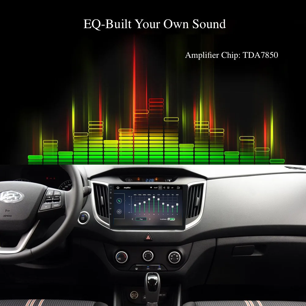 10 2 &quot1 din Android 8 0/7 1 Авторадио для Hyundai IX25 GPS навигация 2014 2015 2016 встроенный WIFI Bluetooth