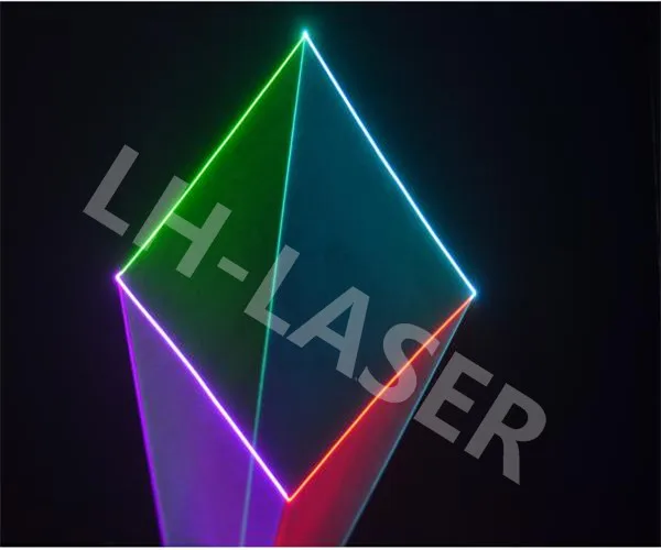 Расширенный лазерный светильник 1 2 Вт 3D/1 RGB с изменением 2D/3D/1200 МВт rgb анимационный