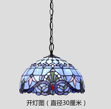 Новый креативный подвесной светильник Tiffany Подвесная лампа стеклянный абажур
