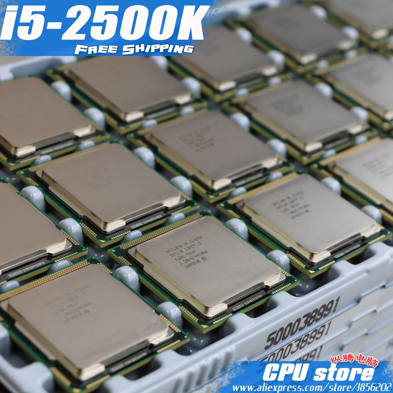 Процессор Intel i5 2500K четырехъядерный 3 ГГц LGA 1155 TDP: 95 Вт 6 Мб кэш-памяти с графическим