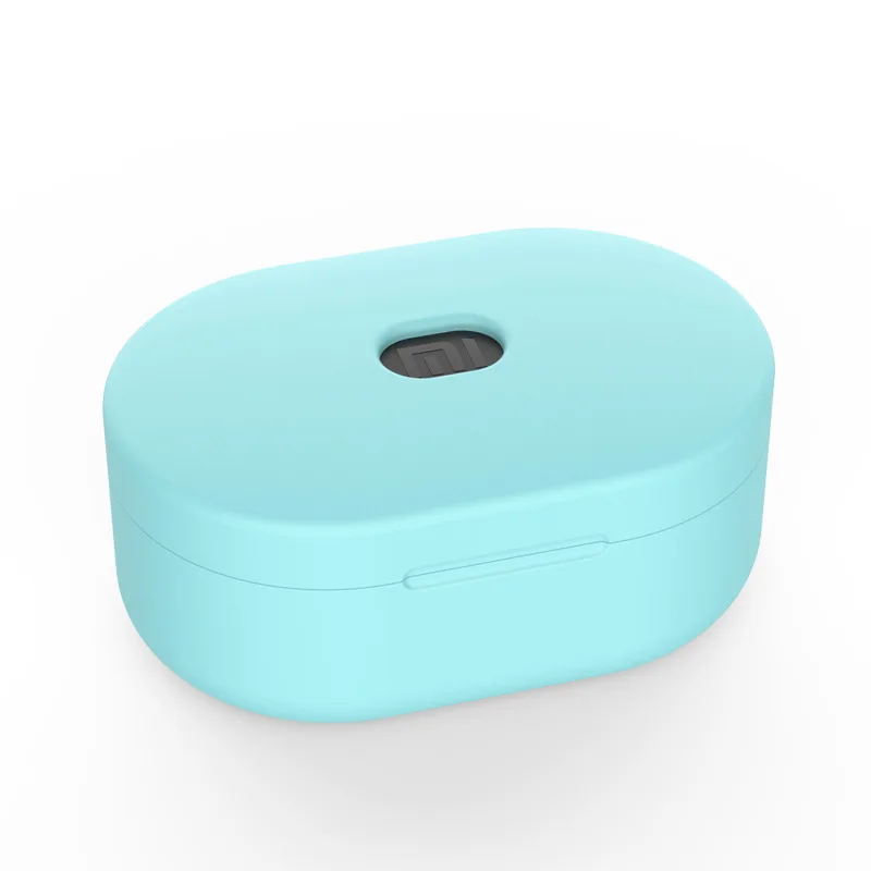 Силиконовый чехол для Xiaomi MI Redmi AirDots версия беспроводной Bluetooth наушники TWS зарядный Чехол Мягкий ТПУ оболочка Funda