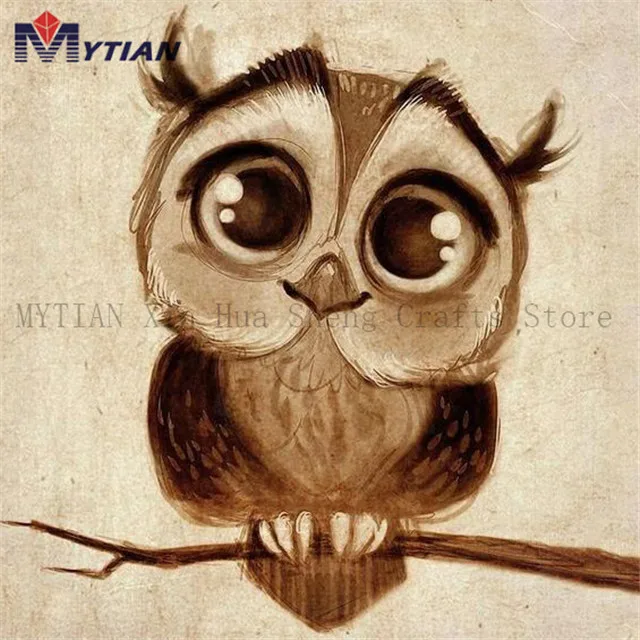 

MYTIAN полный 5D DIY Алмазная картина животное Алмазная вышивка сова, крест стежка 3D Мозаика ручной работы ремесло Настенная Наклейка домашний д...