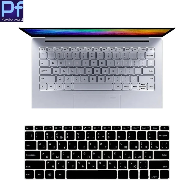 Чехол с русской клавиатурой защитный чехол для Xiaomi Mi Notebook игровой 15 Air 12 5 13 3 6 Pro