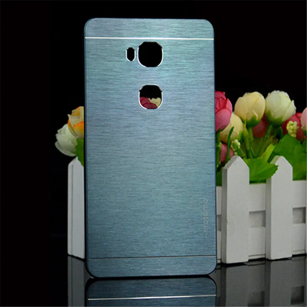 Для Huawei Honor 5X X5 GR5 2016 GR5W Kiw-L21 модные Motomo крацованный алюминий металл Пластик чехол