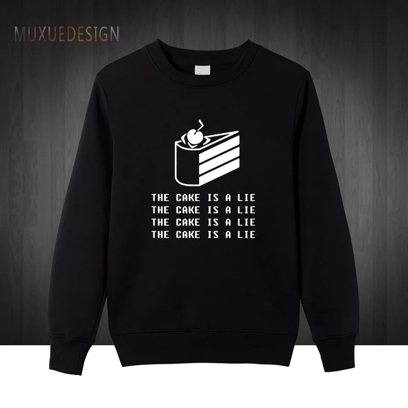 Модный новый портал 2 свитшоты Мужской Хлопковый игровой Свитшот мужской пуловер