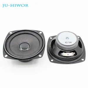 2 шт., 4 Ом, 5 Вт, громкий динамик 78 мм, 3 дюйма, квадратный динамик 45 мм, внешний Магнитный Поролоновый край яркая крышка, высота 33 мм, Полная частота