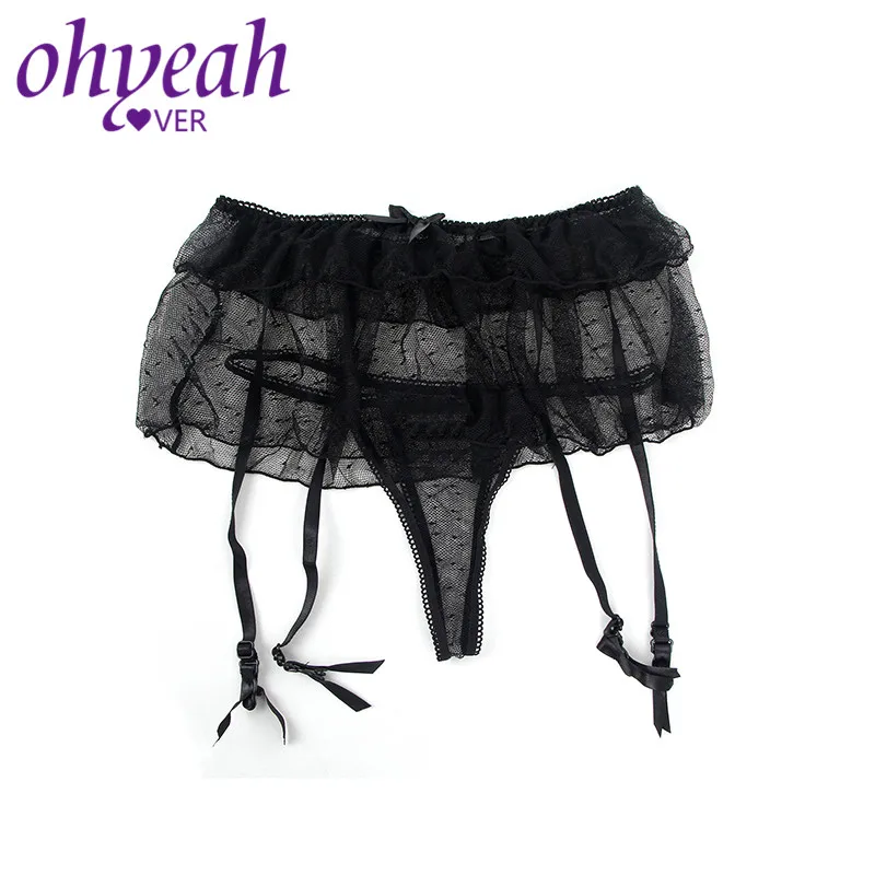 Подвязки для чулок Ohyeahlover Женская уникальная мини-юбка с поясом сетчатый