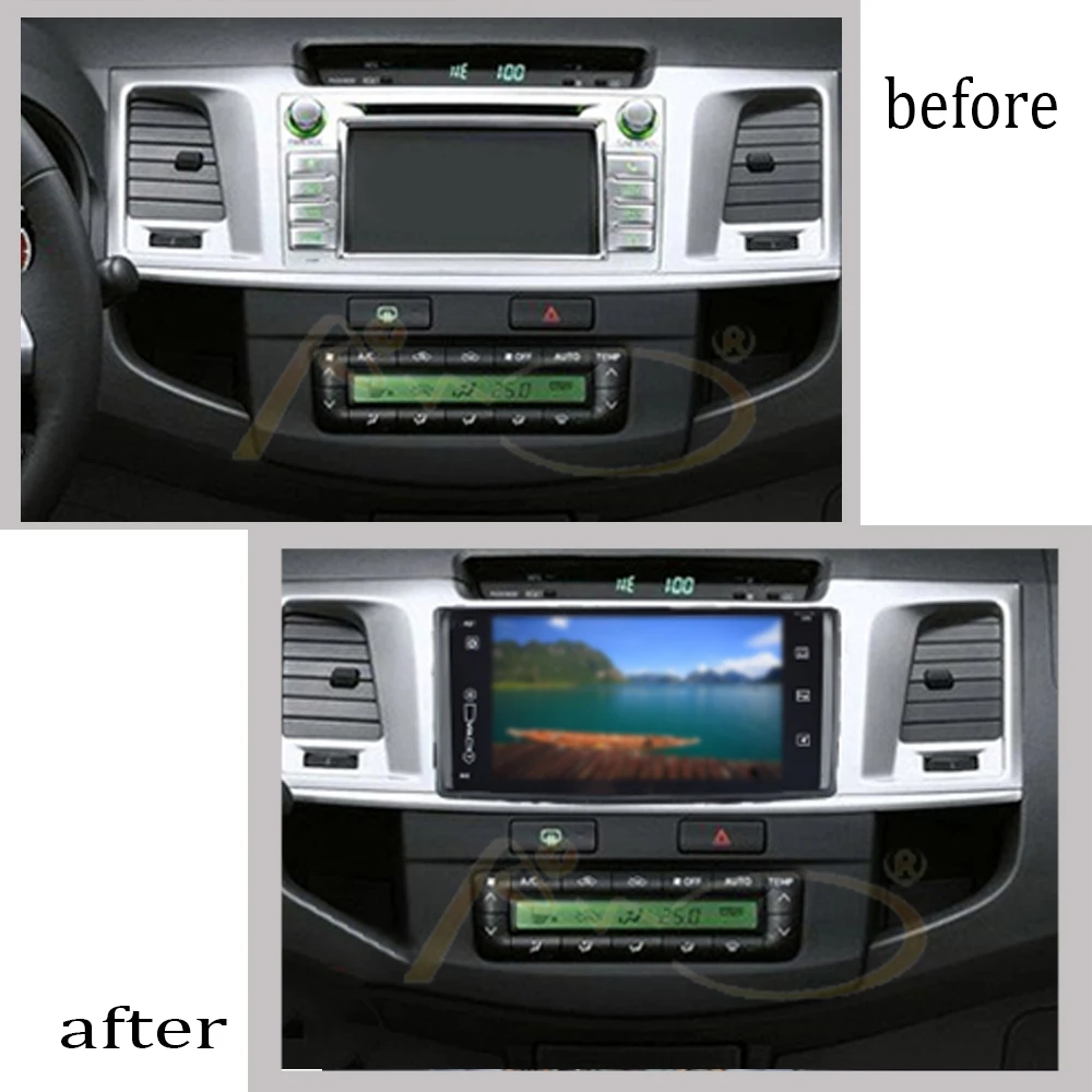 Android 8 1 автомобильное радио GPS для Toyota Hilux 2008-2014 Аудио мультимедиа стерео плеер Sat