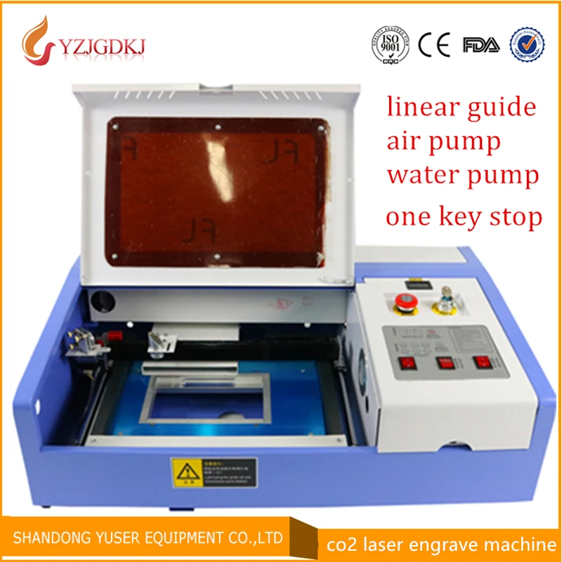 

40W 50w CO2 USB Laser Engraving Cutting Machine K40 Engraver Cutter 220V/110V CNC With Digital Display for Plywood Acrylic