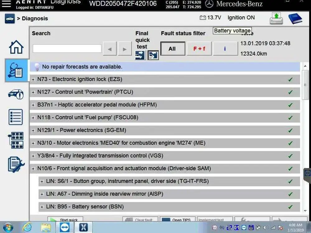 19 мая система XENTRY с DTS и Vediamo eng EPC WIS поддержка кодирования SCN онлайн