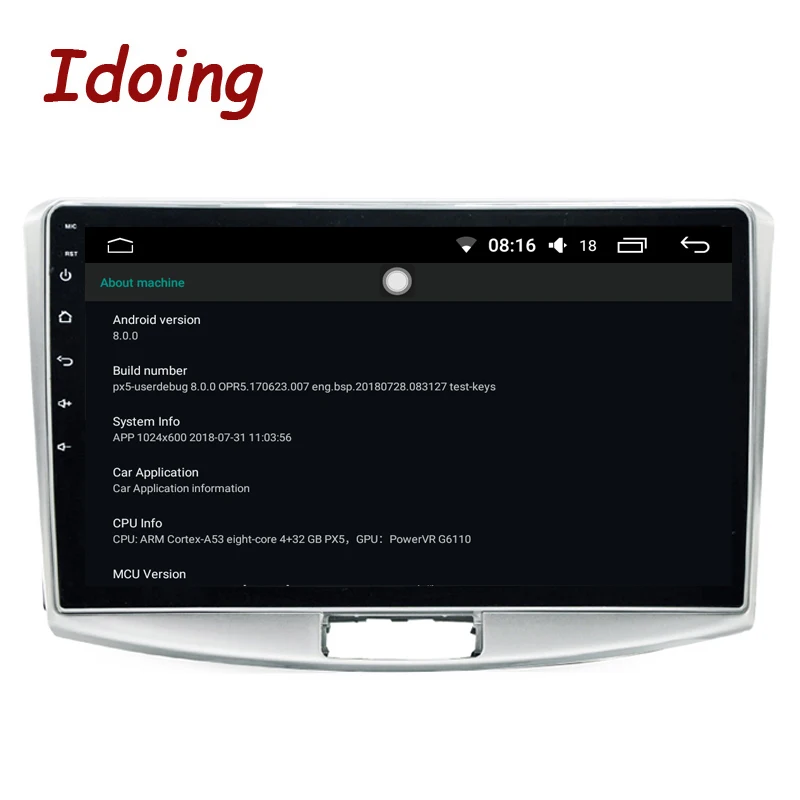 Idoing 10," 4G+ 64G 2.5D ips 8 ядерный автомобильный Android 8,0 Радио мультимедийный плеер Подходит для VW PASSAT B7 Встроенный gps навигация и ГЛОНАСС