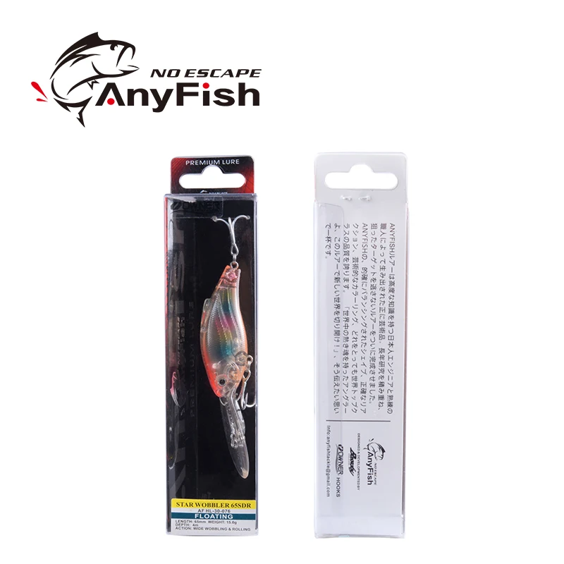 ANYFISH воблер (WOBBLER) 65SDR приманки для ловли рыбы глубина погружения и формирующая