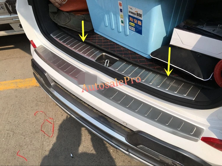 Защита для внутреннего заднего бампера накладка на ступеньку багажника защитная