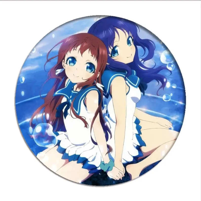Брошь Nagi no Asukara Значки для косплея Mukaido Manaka Icon Sakishima Hikari Коллекция сумок