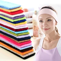 hot selling candy colored towel material headband exercise yoga headband running headband exercise stretching headband