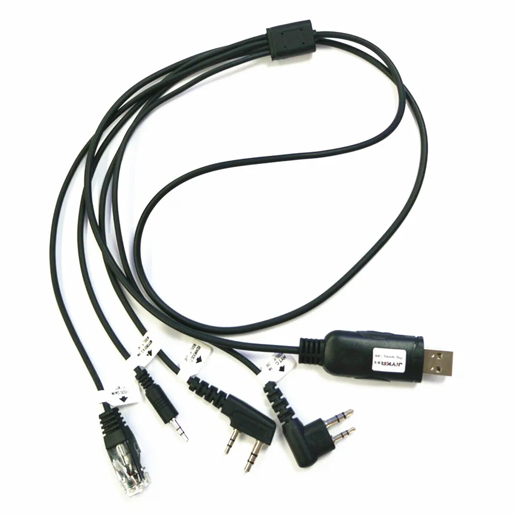 Новый 4-в-1 USB-кабель для программирования адаптер радио PUXING QUANSHENG TYT HYT BAOFENG UV-5R 666S 777S