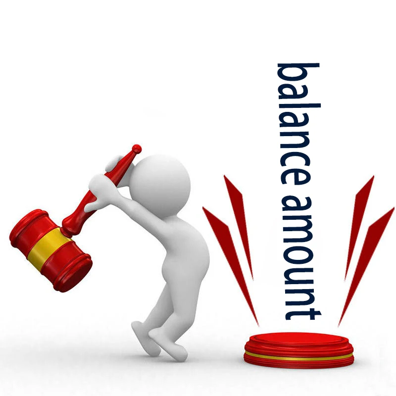 

special link for balance amount shipping fee