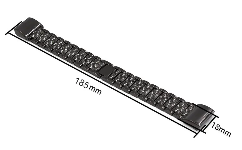Essidi браслет ремешок для Fitbit Charge 2 фитнес-часы ремешок петля для женщин девушек из нержавеющей стали умный Браслет ремешок для зарядки 2