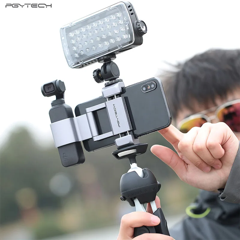 Карманный складной держатель для телефона PGYTECH DJI Osmo Plus кронштейн Pocket 2 карданный