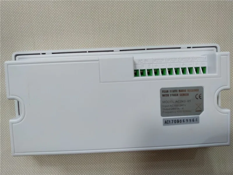 4 банда сенсорный настенный смарт-переключатель, AC110-240V до DC24v беспроводной жалюзи мотор настенный переключатель умный Венецианский затвор