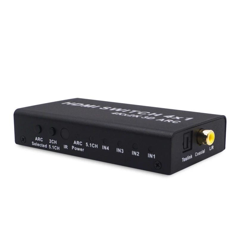 HDMI четыре входа и один выходной коммутатор 4 1 выход HD Поддержка ARC/аудио
