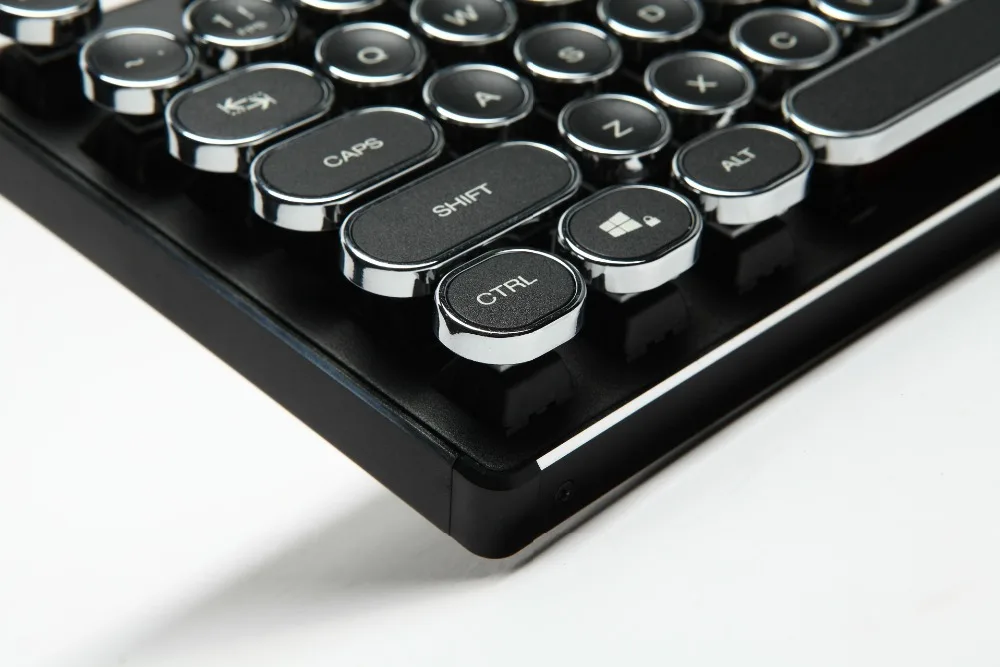 Механическая клавиатура винтажные подсветкой USB машинки издание проводной 87