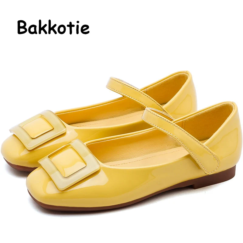 Bakkotie/Детская модельная обувь сезон осень модные вечерние туфли из искусственной