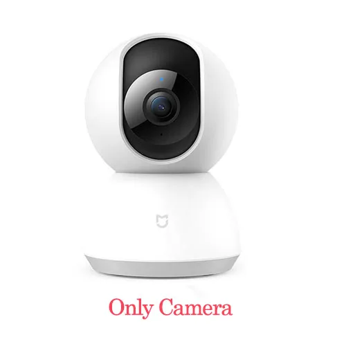 Only Camera Xiaomi Mijia CCTV Smart 360 камера WiFi панорамирование ночного видения 360 угол видео камера обнаружения движения forMi Home - Цветной: Only Camera