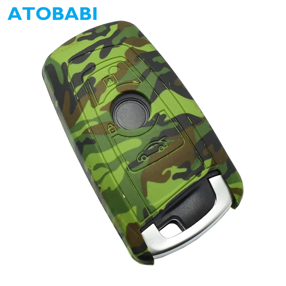 Чехол для автомобильных ключей ATOBABI камуфляжный силиконовый чехол с