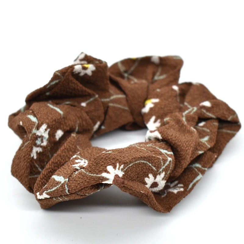 Резинка для волос с цветами девочек мягкая эластичная лента хвоста тюрбан