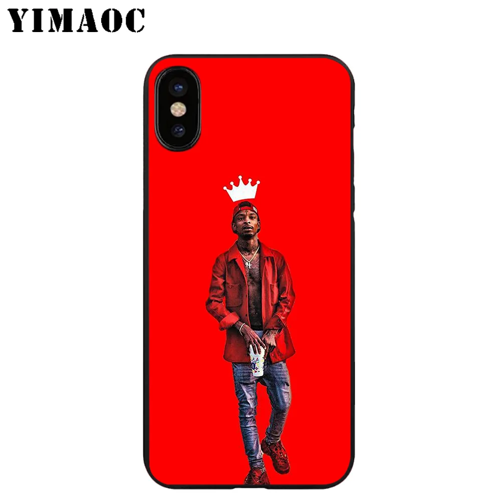 YIMAOC A4 21 Savage Rockstar Мягкий силиконовый чехол для iPhone 11 Pro Xr Xs Max X или 10 8 7 6 6S Plus 5 5S SE -