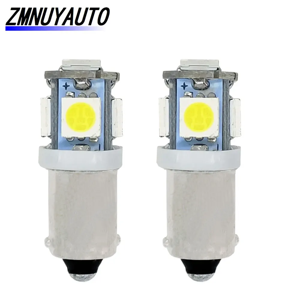 Светодиодная лампа T4W LED BA9S H6W 12 В светодиодная 5050 SMD 5 светодиодов для салона