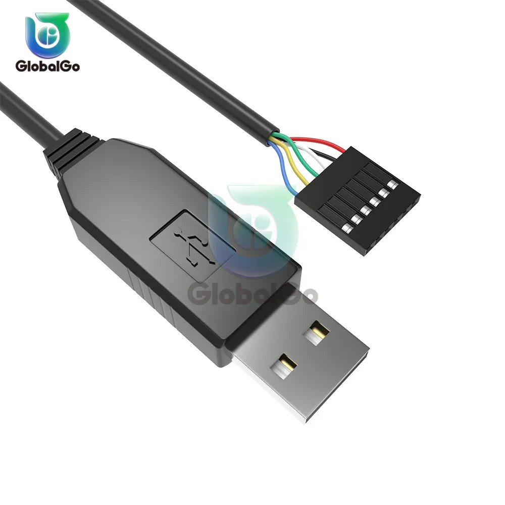FT232 6Pin USB к ttl UART последовательный провод адаптер RS232 скачать кабель светодиодный